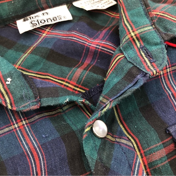 Western children’s plaid shirt - Picture 5 of 6